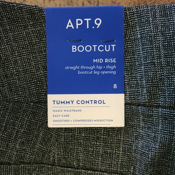 Apt 9 NWT Grey Dress/Office Pants 8. Tummy contro - Picture 6 of 7